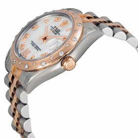 Rolex Datejust Mother of Pearl Dial Automatic Stainless Steel 18kt Pink Gold Ladies Watch 178341MRDJ