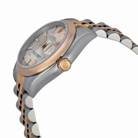 Rolex Datejust Lady 31 Silver Dial Stainless Steel 18kt Pink Gold Ladies Watch 178241SSJ