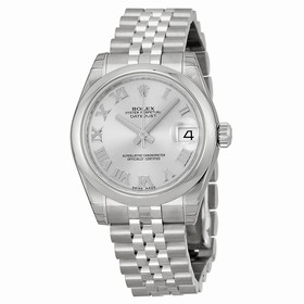 Rolex Datejust Silver Dial Automatic Stainless Steel Ladies Watch 178240SRJ