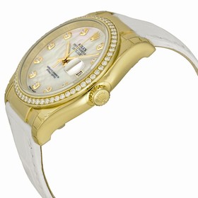 Rolex Oyster Perpetual Datejust Mother of Pearl Dial 18kt Yellow Gold Watch 116188MDL