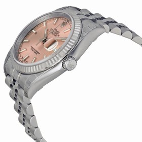 Rolex Datejust Pink Dial Stainless Steel Men's Watch 116234PSJ