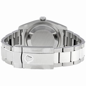 Rolex Datejust Pink Dial Stainless Steel Oyster Bracelet 18kt White Gold Bezel Men's Watch 116234PSO