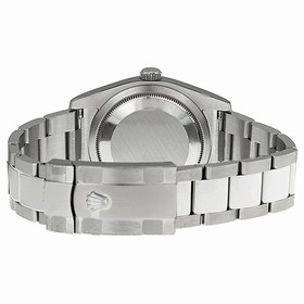 Rolex Datejust Pink Wave Dial Automatic Diamond Bezel Steel Ladies Watch 116244