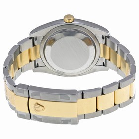 Rolex Datejust Silver Dial Automatic Stainless Steel and 18K Yellow Gold Men's Watch 116203SSO