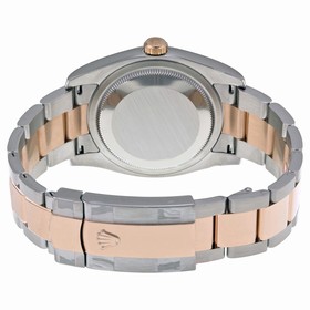 Rolex Datejust Silver Dial Stainless Steel 18kt Pink Gold Men's Watch 116231SJDO
