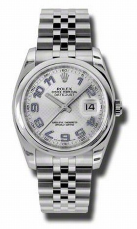 Rolex Datejust Silver Dial Stainless Steel Oyster Bracelet Men's Watch 116200SBLAJ