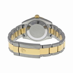 Rolex Datejust Silver Diamond Dial 18K Yellow Gold and Steel Automatic Ladies Watch 178343SDO