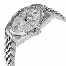 Rolex Automatic Silver Dial Stainless Steel Bracelet Mens Watch 116200SFAJ