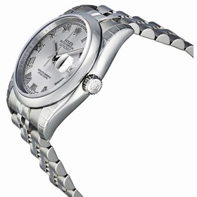 Rolex Datejust Silver Roman Dial Jubilee Bracelet Men's Watch 116200SRJ
