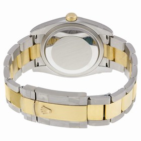 Rolex Datejust White Dial Automatic Stainless Steel and 18kt Yellow Gold Men's Watch 116233WSO