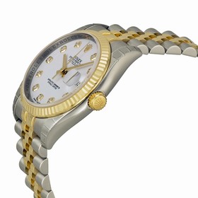 Rolex Datejust White Diamond Dial Jubilee Bracelet Fluted Bezel 116233WDJ