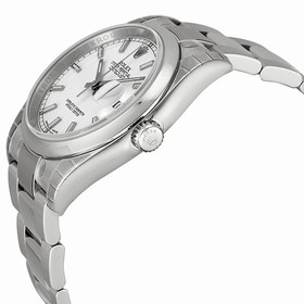Rolex Datejust White Index Dial Oyster Bracelet Men's Watch 116200WSO