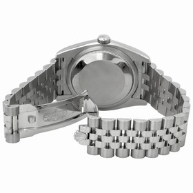 Rolex Datejust White Roman Dial 18k White Gold Fluted Bezel Jubilee Bracelet Men's Watch 116234WRJ