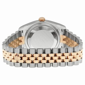 Rolex Datejust White Roman Dial Jubilee Bracelet Two Tone Men's Watch 116231WRJ