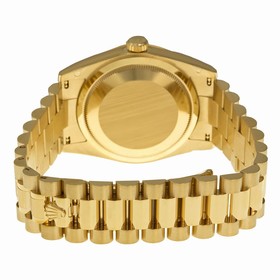 Rolex Day Date White Index Dial President Bracelet 18k Yellow Gold Men's Watch 118239WSP