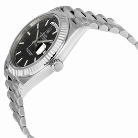 Rolex Day-Date 40 Black Dial 18K White Gold Automatic Men's Watch 228239BKSP
