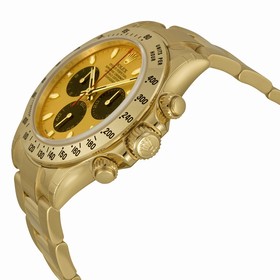 Rolex Daytona Automatic Chronograph Champagne Dial 18kt Yellow Gold Men's Watch 116528CBKSO