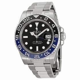 Rolex GMT Master II Black Dial Stainless Steel Men's Watch 116710BLNR