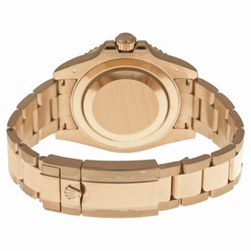 Rolex GMT Master II Green Dial Oyster Bracelet 18k Yellow Gold Men's Watch 116718GSO