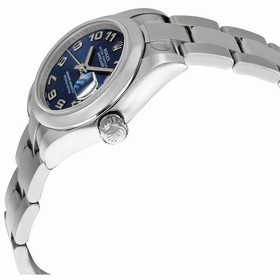 Rolex Datejust Blue Arabic Dial Oyster Bracelet Ladies Watch 179160BLAO
