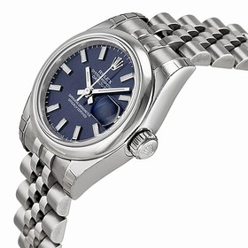 Rolex Datejust Blue Index Dial Jubilee Bracelet Ladies Watch 179160BLSJ