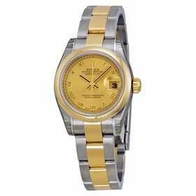 Rolex Datejust Automatic Stainless Steel w/ 18kt Yellow Gold Ladies Watch 179163CRO