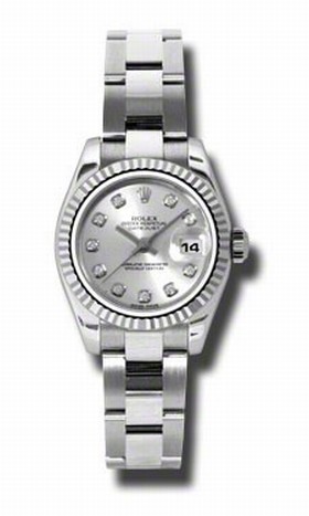 Rolex Datejust Lady Diamond Silver Dial Automatic Ladies Watch 179174SDO