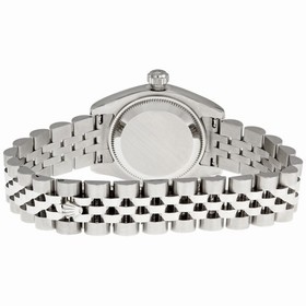 Rolex Datejust Mother of Pearl Dial 18k White Gold Fluted Bezel Watch 179174MRJ