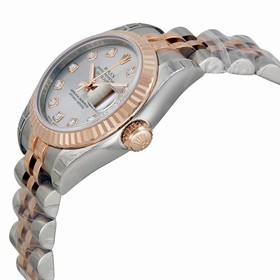 Rolex Datejust Automatic Stainless Steel w/ 18kt Rose Gold Ladies Watch 179171SDJ