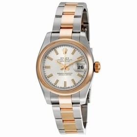 Rolex Datejust Two Tone Domed Bezel Osyter Bracelet Ladies Watch 179161SSO