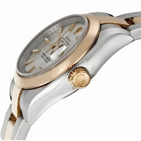 Rolex Datejust Two Tone Domed Bezel Osyter Bracelet Ladies Watch 179161SSO