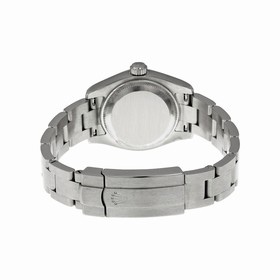 Rolex Lady Oyster Perpetual Black Dial Fluted Bezel Ladies Watch 176234BKRDO