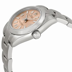 Rolex Pink Dial Stainless Steel Oyster Bracelet Ladies Watch 176200PKSAO