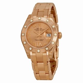 Rolex Masterpiece Oyster Datejust Pearlmaster Ladies Watch 80315PKRDPM