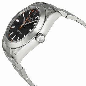 Rolex Milgauss Black Index Dial Domed Bezel Oyster Bracelet Men's Watch 116400BKSO