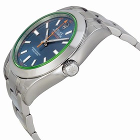 Rolex Milgauss Blue Dial Stainless Steel Men's Watch 116400GV