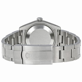 Rolex No Date Silver Dial 18kt White Gold Bezel Watch 177234SAPSO