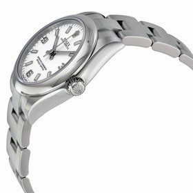 Rolex No Date White Arabic and Stick Dial Stainless Steel Oyster Bracelet Watch 177200WASO