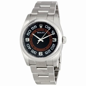Rolex Oyster Perpetual 36 mm Black Concentric Dial Stainless Steel Men's Watch 116000BKCOAO