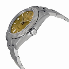 Rolex Oyster Perpetual 36 mm Grape Dial Stainless Steel Men's Watch 116034WGSO