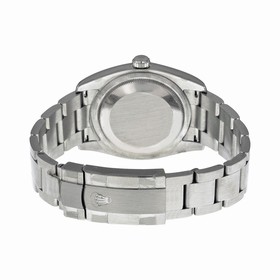 Rolex Oyster Perpetual 36 mm Grape Dial Stainless Steel Men's Watch 116034WGSO