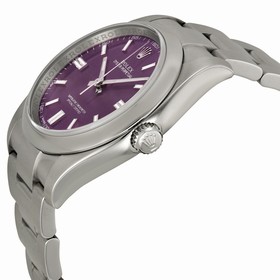 Rolex Oyster Perpetual 36 mm Purple Dial Stainless Steel Automatic Men's Watch 116000PUSO