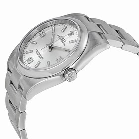 Rolex Oyster Perpetual 36 mm Silver Dial Stainless Steel Automatic Men's Watch 116000SASO