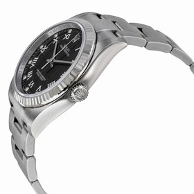 Rolex Oyster Perpetual Black Diamond Dial Stainless Steel Automatic Unisex Watch 116034BKRDO