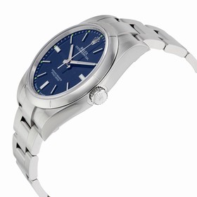 Rolex Oyster Perpetual Blue Dial Stainless Steel Automatic Men's Watch 114300BLSO