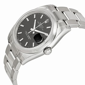 Rolex Oyster Perpetual Date Black Dial Men's Watch 115200BKSO