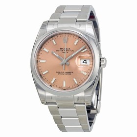Rolex Oyster Perpetual Date Pink Dial Men's Watch 115200PSO