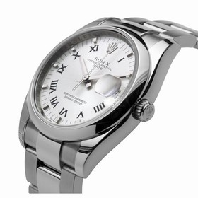 Rolex Oyster Perpetual Date Silver Dial Men's Watch 115200SRO
