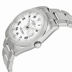 Rolex Oyster Perpetual Date White Dial Men's Watch 115200WRO