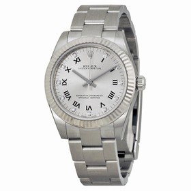 Rolex Oyster Perpetual Diamond Dial 18k White Gold 31mm Watch 177234SDO